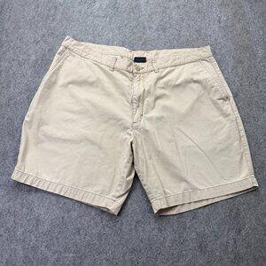 Patagonia All Wear Shorts Men 40 Beige 8" Organic Cotton Flat Front 57674